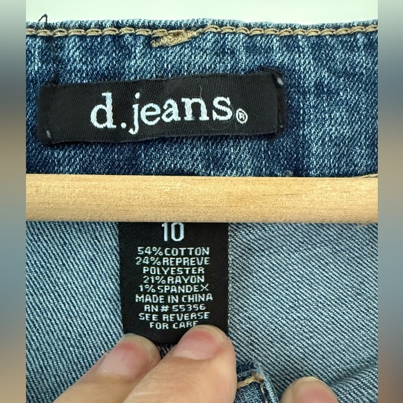 🛍️$5 SALE - D Jeans, cropped wide leg, size 10 - Picture 5 of 7